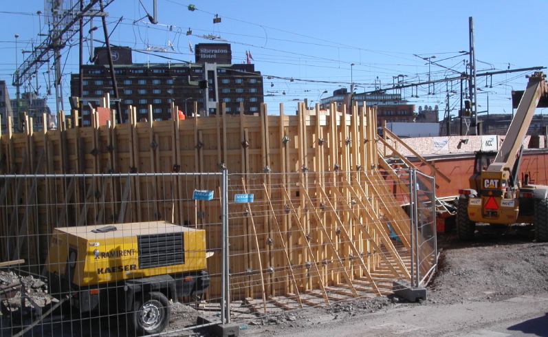 Formwork Tie Rod Project, Stockholm, Sweden