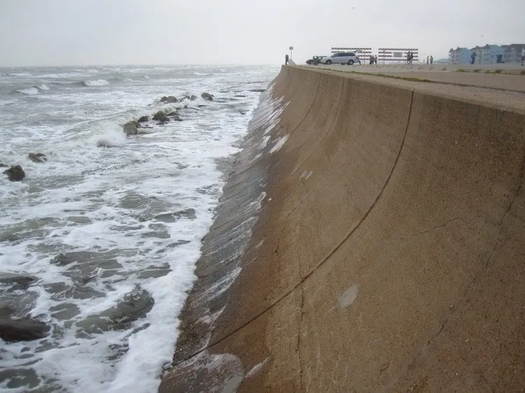 Seawalls and waterfront structures