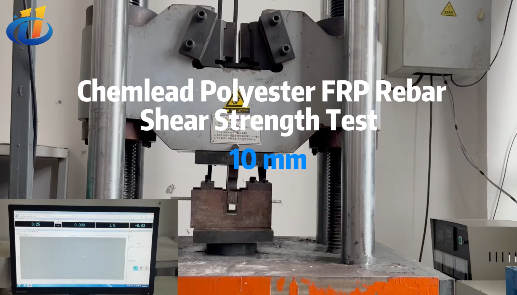 10 mm polyester rebar tensile strength test